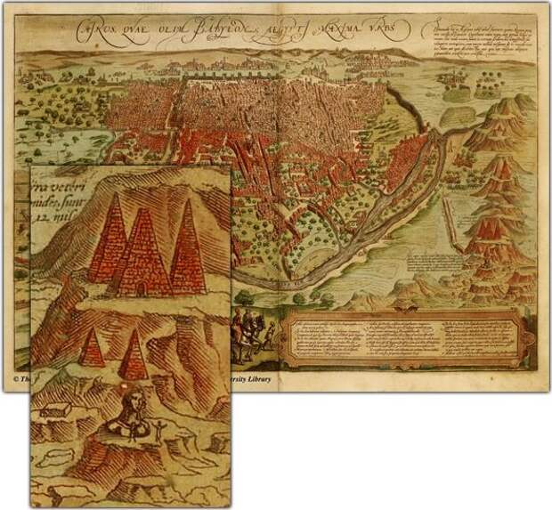 Map extract, from -Cairus, quae olim Babylon- (1572, Hogenberg & Braun)2.jpg