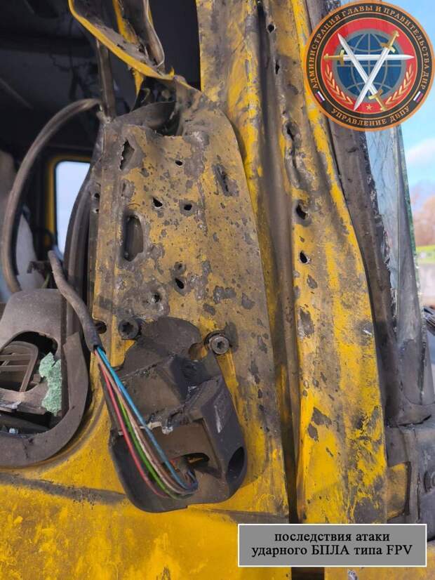 В результате прямого попадания FPV-Дрона в грузовик на макеевской объездной ранен водитель https://t.me/webmoney_dn/312762