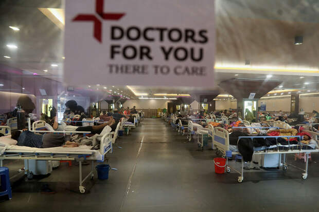 COVID-госпиталь. © Zuma/ТАСС