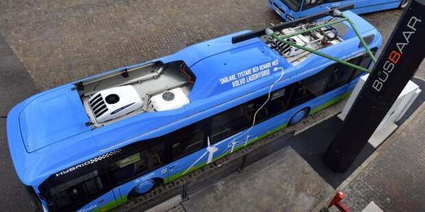 Электробусы Volvo получат систему быстрой подзарядки