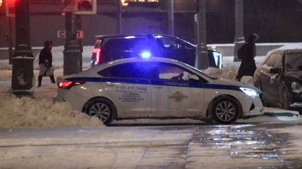 Взрыв в машине ДПС произошел на северо-востоке Москвы