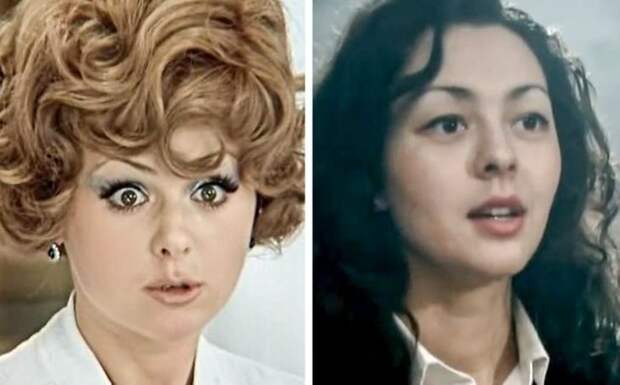Как выглядели советские и современные актрисы в одном и том же возрасте