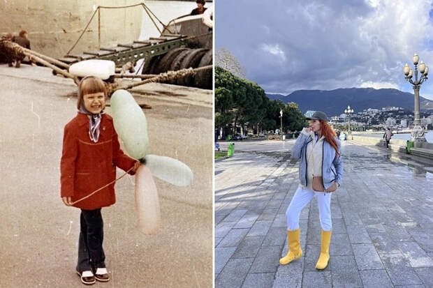 Эвелина Блёданс поделилась детскими фото из солнечной Ялты