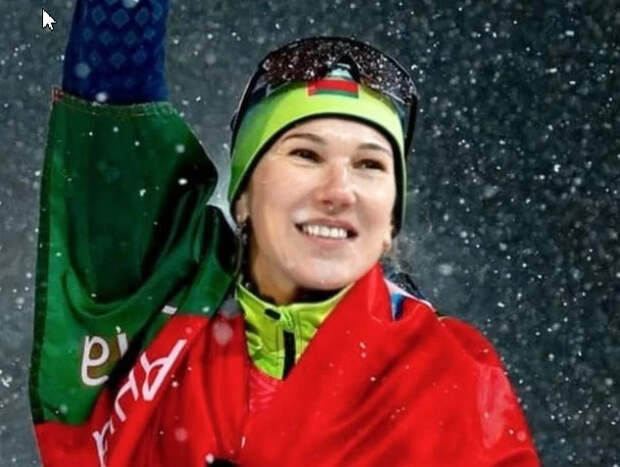 Срыв после финиша: белорусская звезда биатлона снялась с церемонии награждения