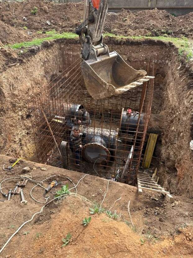 Вода Крыма: Работы на водопроводной насосной станции 2-го подъема г. Евпатории