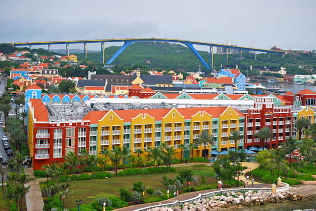 Willemstad, Curacao, Caribbean Willemstad, Curacao, Caribbean архитектура, пейзаж, разноцветные города, юмор
