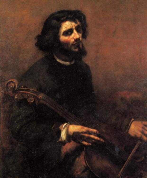 Гюстав Курбе. Виолончелист. Автопортрет, 1847 | Фото: allpainters.ru Гюстав Курбе. Виолончелист. Автопортрет, 1847 | Фото: allpainters.ru
