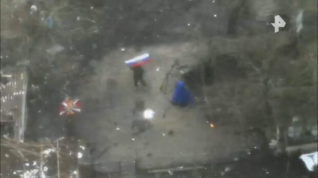 Минобороны показало кадры боев за Цветковое в Запорожской области