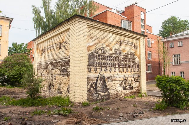 Креативное оформление трансформаторных подстанций