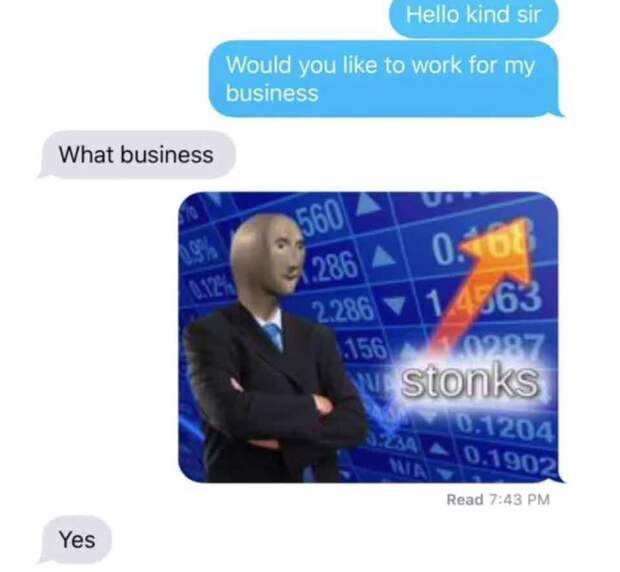 Stonks meme