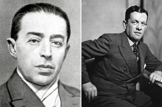 Слева Сидней Рейли, гений британской разведки, работавший в России в годы революции и Гражданской войны, справа Брюс Локкарт, дипломат и шпион, резко отзывавшийся о Уолполе и вообще работе британской пропаганды в России - Присматривая за медведем | Военно-исторический портал Warspot.ru