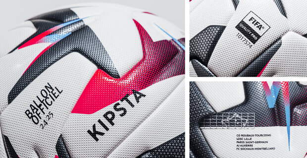 Представлен мяч Лиги 1 от бренда Kipsta – он в сине-бело-красных цветах со «вспышками гениальности»
