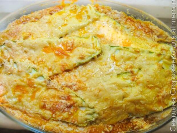 Лазанья из кабачков для стройных и красивых