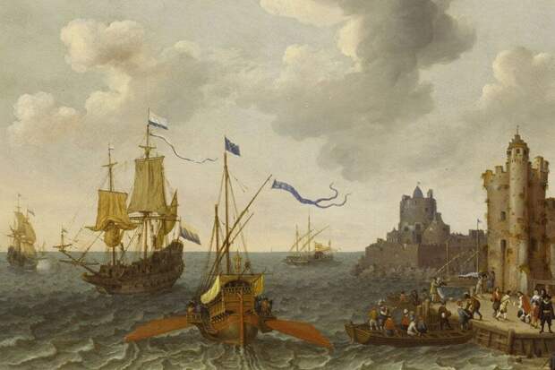Картина из Национального морского музея Франции 17 века.