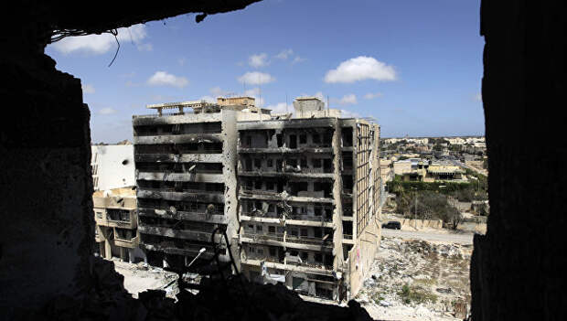 Разрушенные улицы Триполи. Архивное фото