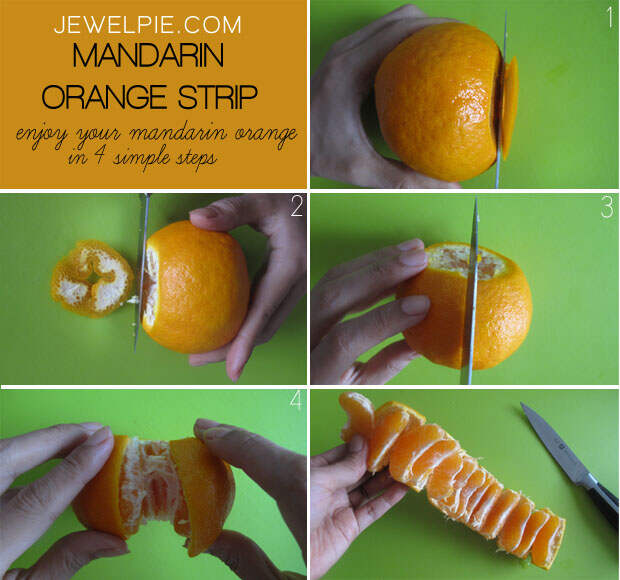 Easy Way To Peel Mandarin Orange