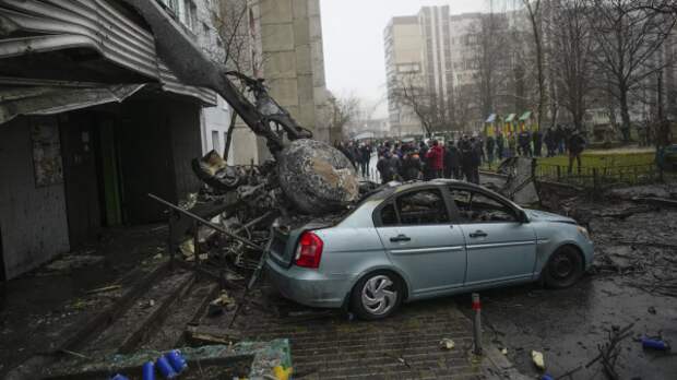 Глава МВД Украины погиб при крушении вертолета в Киевской области