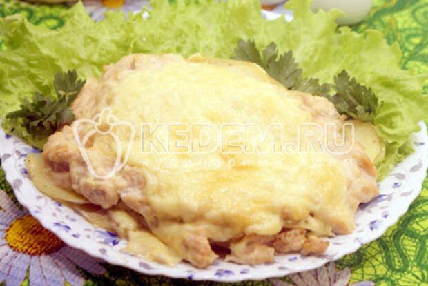 Запеканка картофельная с курицей
