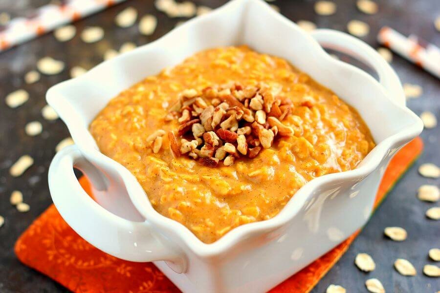 Овсяная каша с тыквой (Oatmeal with pumpkin)