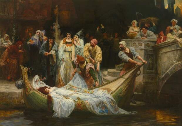 Джордж Эдвард Робертсон «Леди Шалотт», 1900 год