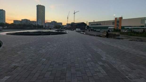 Будущий парк 300-летия Барнаула за ТЦ
