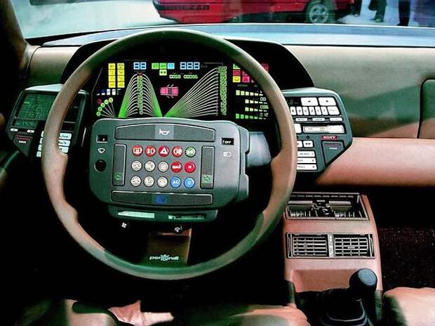 1982 Lancia Orca автодизайн, интерьер, руль