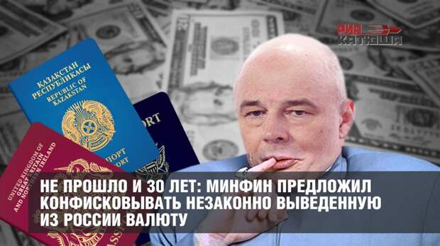Не прошло и 30 лет: Минфин предложил конфисковывать незаконно выведенную из России валюту