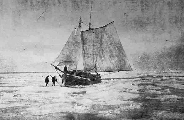 Попытка высвободить судно изо льда Ада Блэкджек, арктика, интересно, история, познавательно, факты