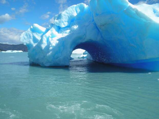 Кого можно увидеть на огромной льдине? Ну, конечно, медведя и пингвина!
