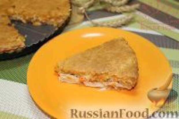 Фото к рецепту: Пирог с курицей