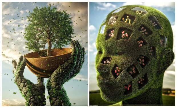 Что будет, если художник объединит природу, человека и цифровую реальность