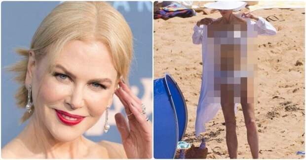 51-летняя Николь Кидман удивила поклонников фигурой на пляже Николь Кидман, актриса, девушки, звезды, знаменитости, на пляже