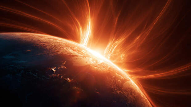 На Земле началась мощная магнитная буря уровня G4.33