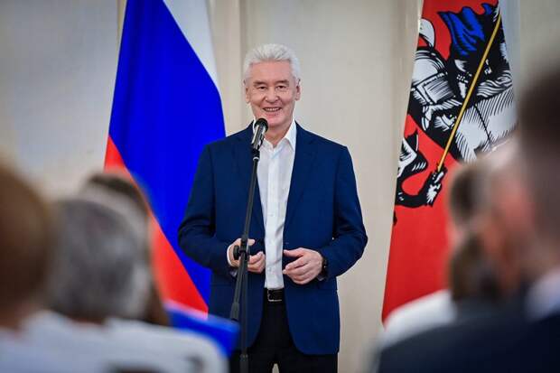 Собянин рассказал, как преображаются территории у станций БКЛ. Фото: М. Мишин mos.ru. Пресс-служба мэра и Правительства Москвы