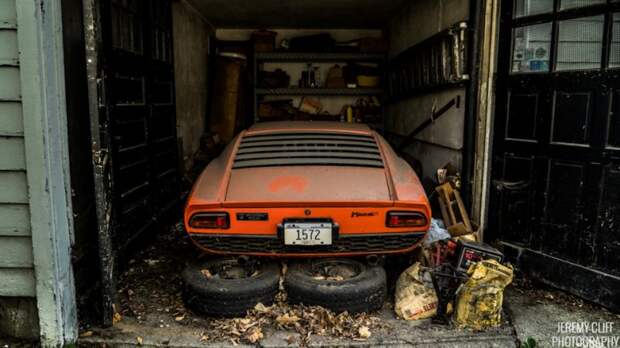 Lamborghini Miura - семейная реликвия провела 28 лет в сарае Miura, lamborghini, находка, олдтаймер