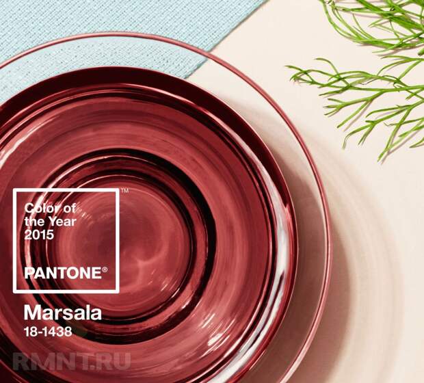 Винный цвет марсала – модный тренд 2015 года в интерьере