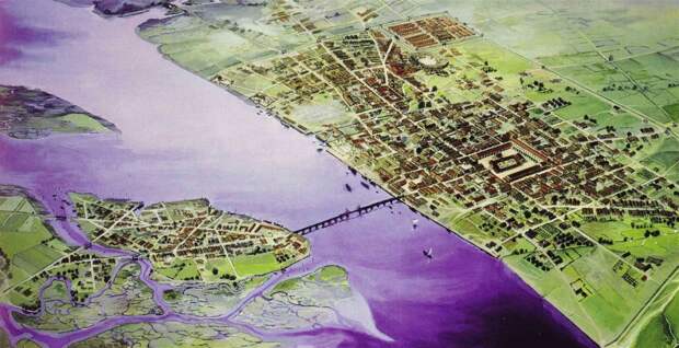the-romans-founded-londinium-now-known-as-london-in-43-ad-you-can-see-the-citys-first-bridge-crossing-over-the-thames-river-in-the-illustration-below