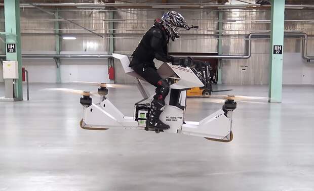 Первый летающий байк в мире от российского проекта Hoversurf