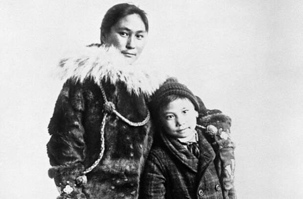 Ада и ее сын Беннетт Ада Блэкджек, арктика, интересно, история, познавательно, факты