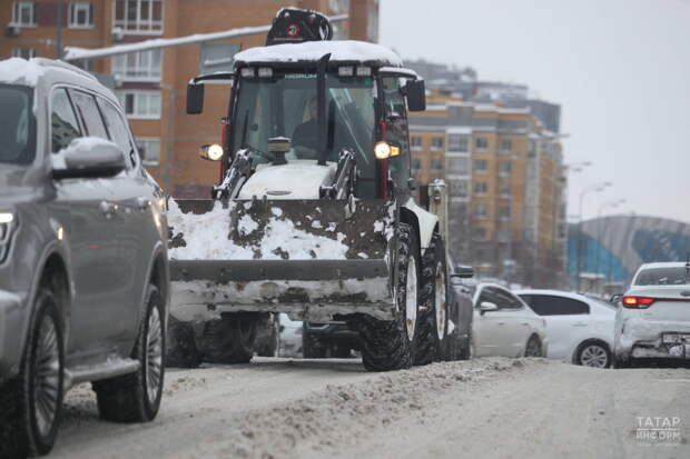 За девять дней с улиц Казани вывезли почти столько же снега, сколько за всю прошлую зиму