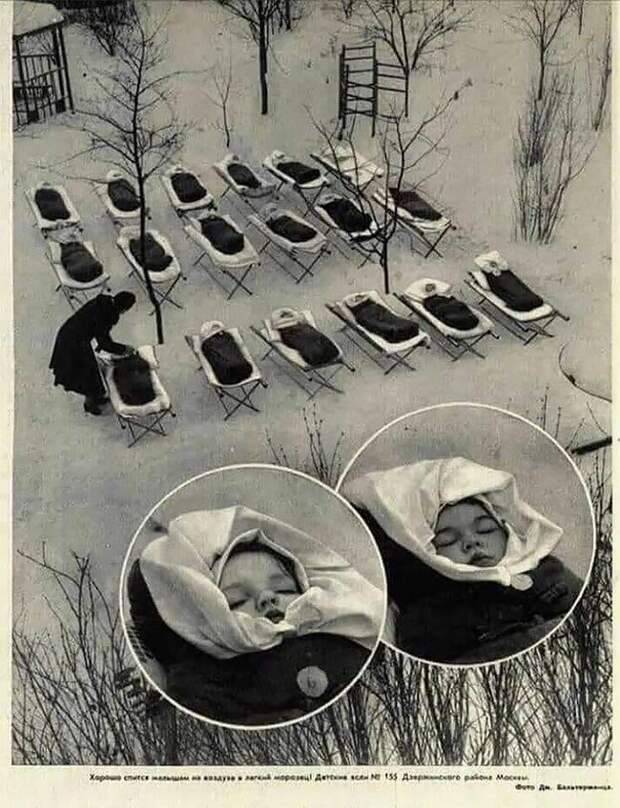 15. Дети во время дневного сна в московских яслях, 1958 год винтаж, интересно, исторические кадры, исторические фото, история, ретро фото, старые фото, фото