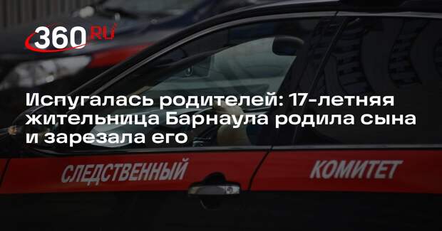 СК: в Барнауле 17-летняя девушка родила сына, зарезала его и выбросила на улицу