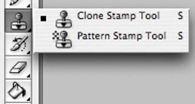 Clone stamp. Clone stamp