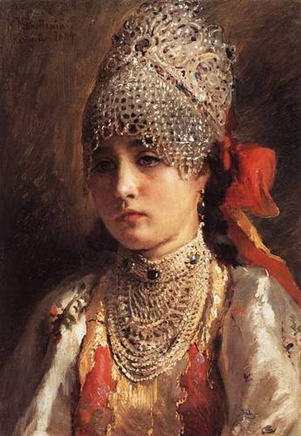 К.Е.Маковский Боярышня 1884г. К.Е.Маковский Боярышня 1884г.