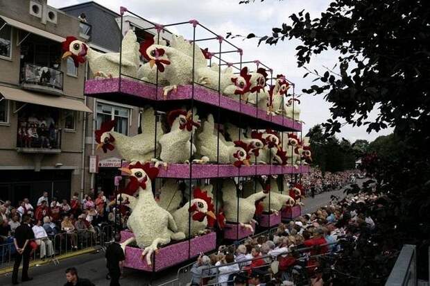 Невероятные цветочные скульптуры на параде Bloemencorso Zundert (16)