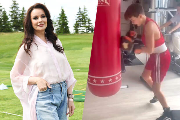 Телеведущая Оксана Федорова заявила, что ее сын-подросток мечтает стать военным