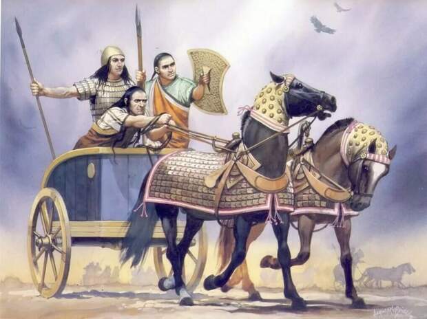 Военные колесницы хаттов и хеттов, имеют ли отношения к адыгам?