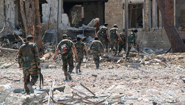Сирийская армия освободила от боевиков территорию военных училищ в Алеппо. Архивное фото