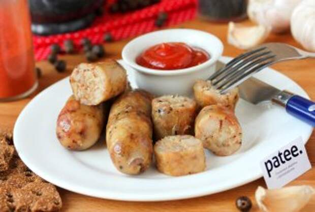 Острые куриные колбаски - приготовление