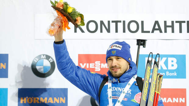 Антон Шипулин о победе в спринте на этапе КМ по биатлону в Контиолахти